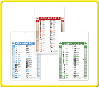 Art. 257 Calendario olandese personalizzato